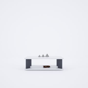 V Sistem Orta Sehpa Beyaz