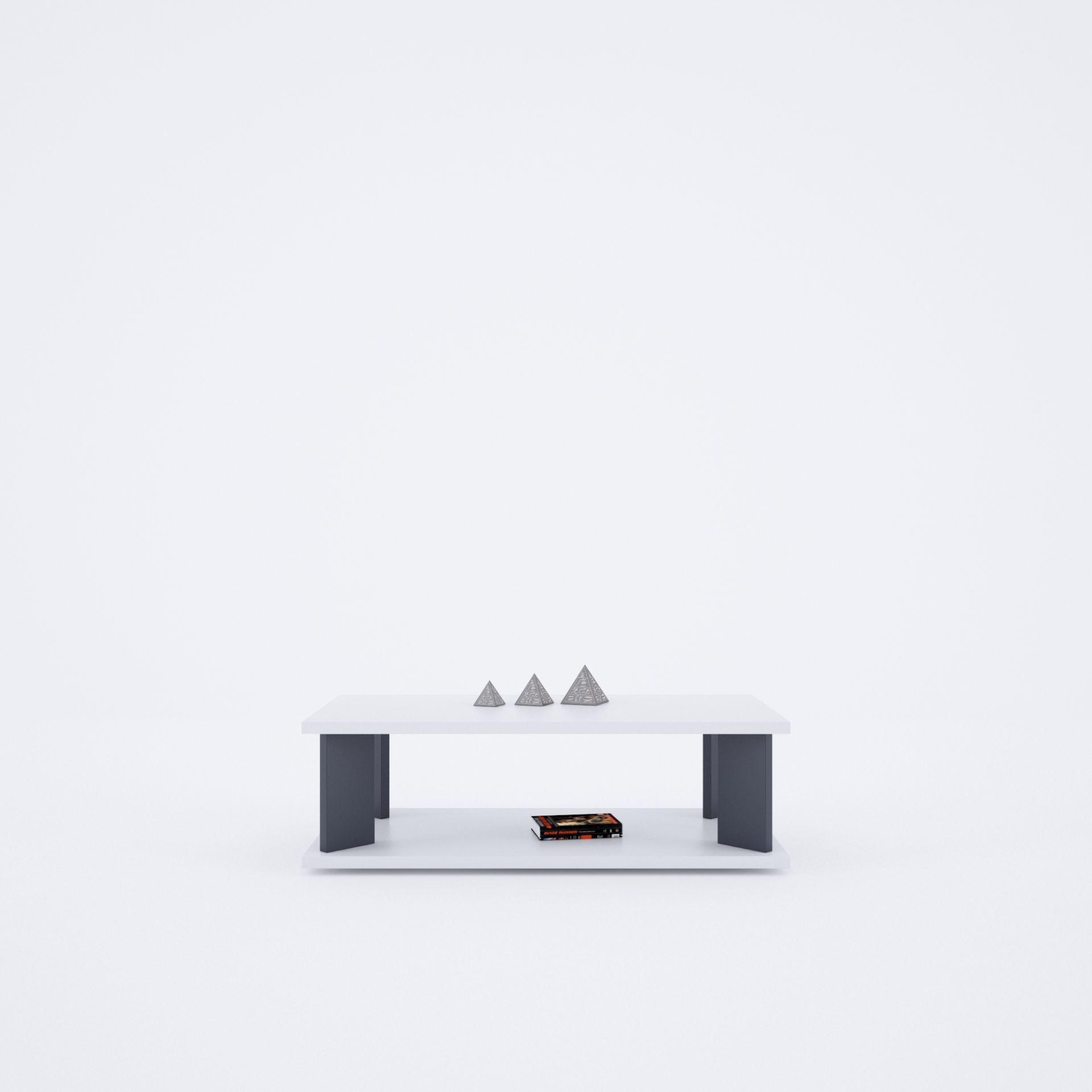 V Sistem Orta Sehpa Beyaz