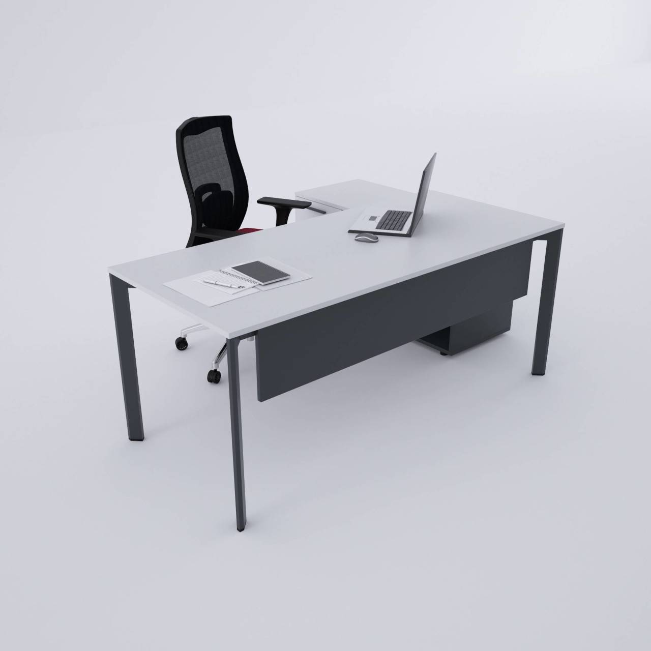 Five 120 cm Alt Etajerli Çalışma Masası