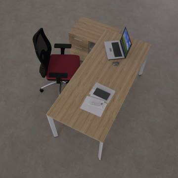 Five 120 cm Alt Etajerli Çalışma Masası