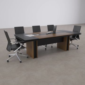 Rectan Toplantı Masası L 240x110 - Ceviz+Antrasit