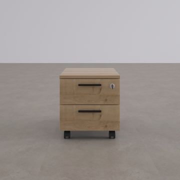 2 Çekmeceli Hareketli Keson Meşe+Antrasit