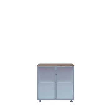 80'lik Tam Alüminyum Cam Kapaklı Dosya Dolapları 80h