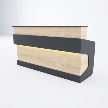 Banko 1+ 160 - Meşe+Antrasit