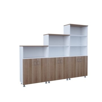 80'lik Alt Kapaklı Üst Açık Dosya Dolapları