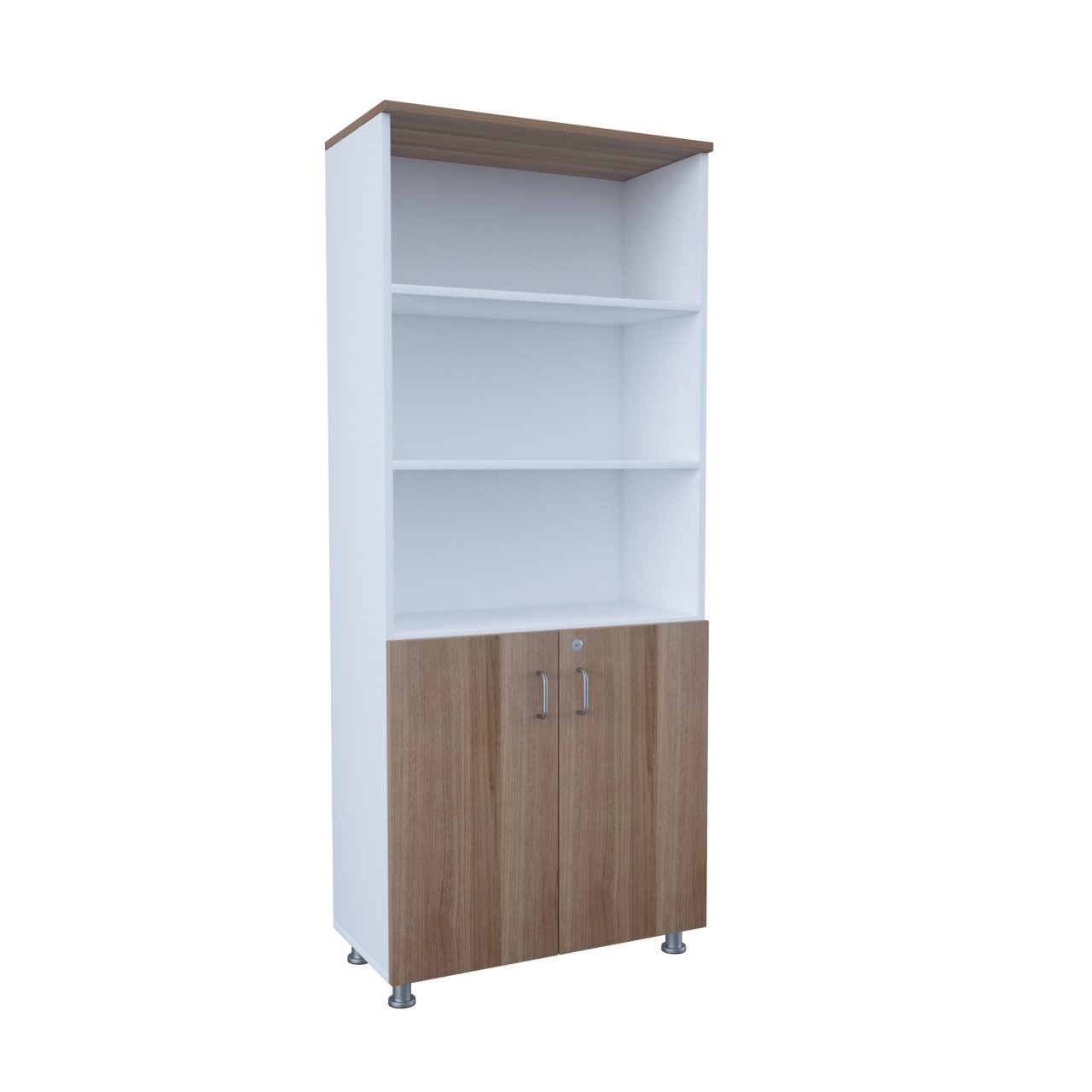 80'lik Alt Kapaklı Üst Açık Dosya Dolapları 190h