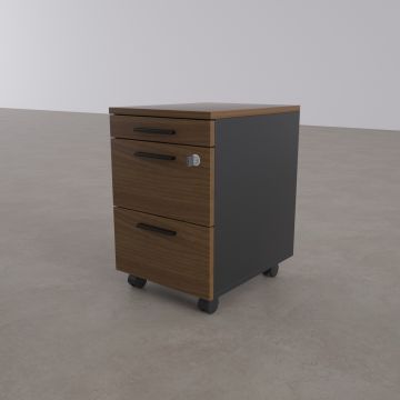 2 Çekmeceli ve 1 Kalemlikli Hareketli Keson