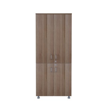 80'lik Alt-Üst Ahşap Kapaklı Dosya Dolapları