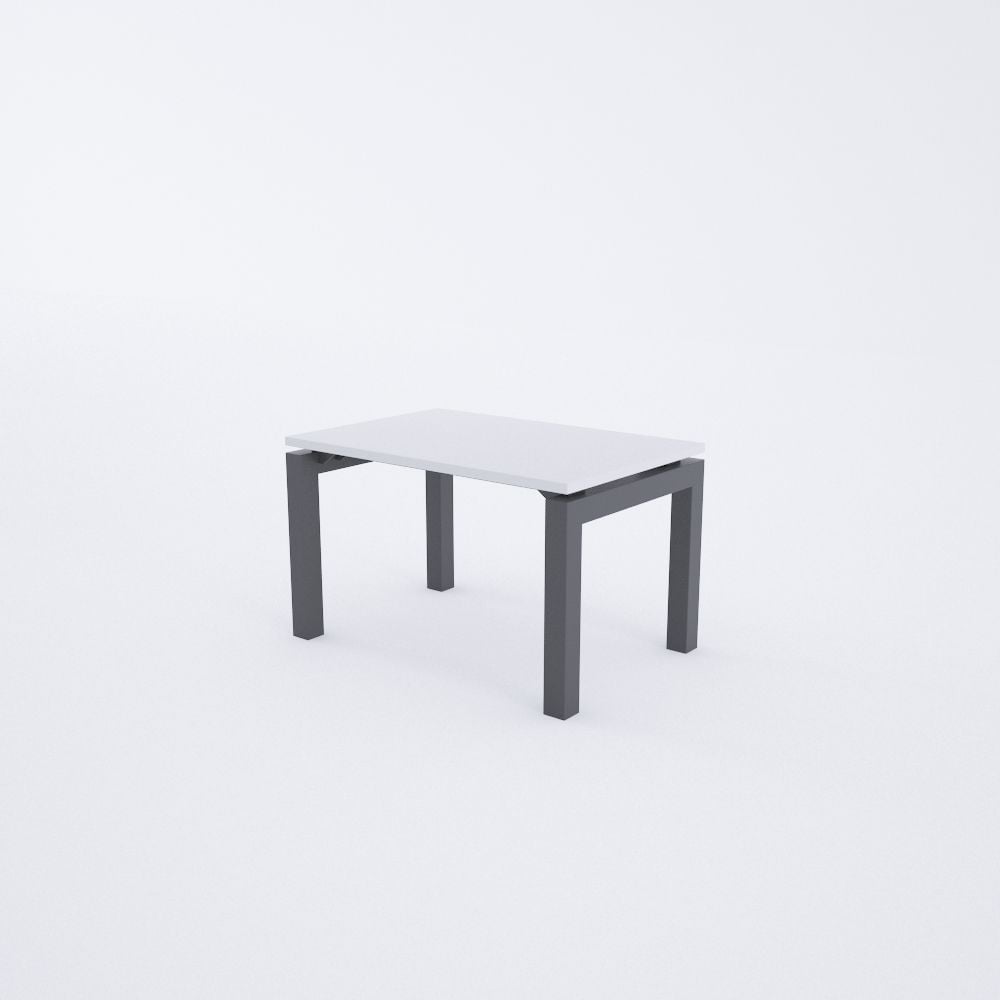 Cube 40 Sehpa 50x50 - Beyaz+Antrasit