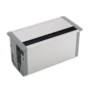 Masa Üstü Priz Kutusu(Alüminyum) 10 modül