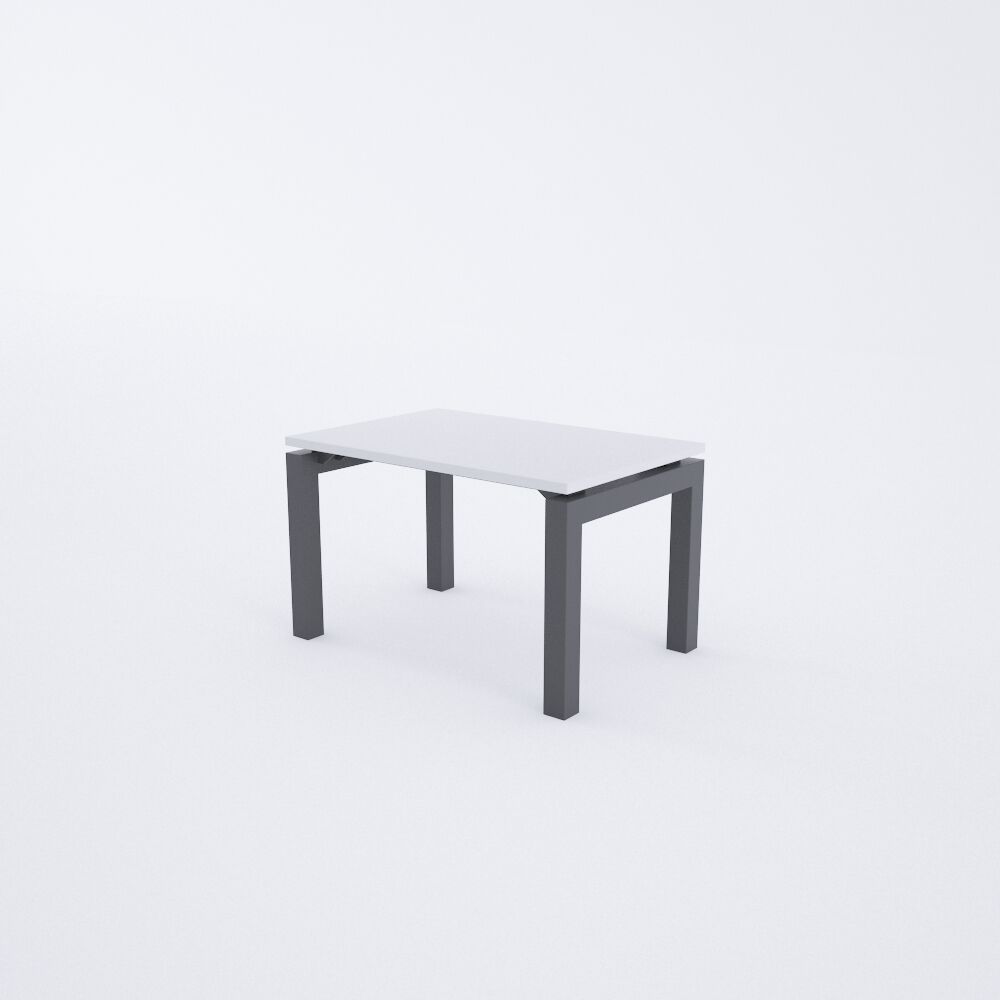 Cube 40 Sehpa 75x50 - Beyaz+Antrasit