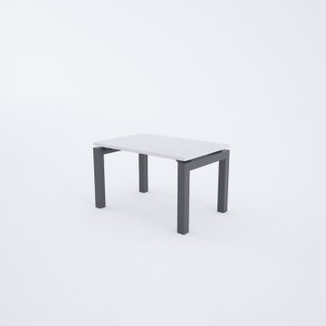 Cube 40 Sehpa 75x50 - Beyaz+Antrasit