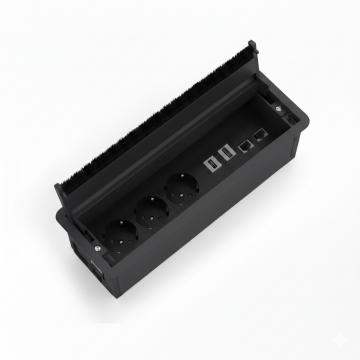 Masa Üstü Priz Kutusu(Alüminyum) 10 modül