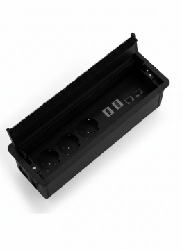 Masa Üstü Priz Kutusu(Alüminyum) 10 modül