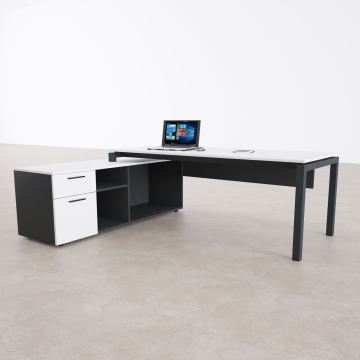 Cube-40 160cm Alt Etajerli Çalışma Masası