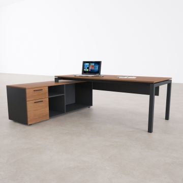 Cube-40 160cm Alt Etajerli Çalışma Masası