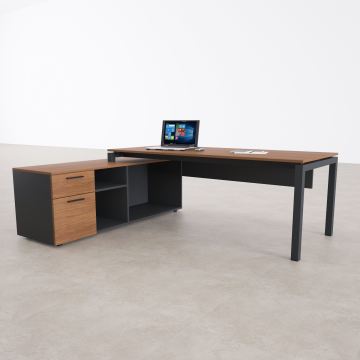 Cube-40 160cm Alt Etajerli Çalışma Masası