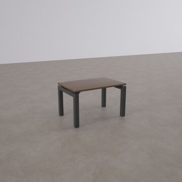 Cube 40 Sehpa 75x50 - Ceviz+Antrasit