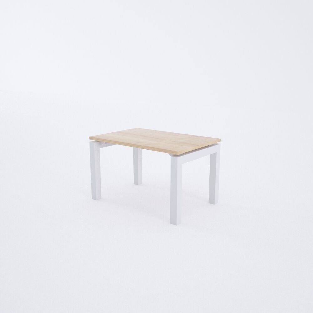 Cube 40 Sehpa 75x50 - Meşe+Beyaz