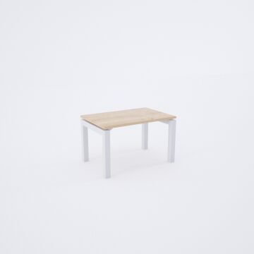 Cube 40 Sehpa 75x50 - Meşe+Beyaz