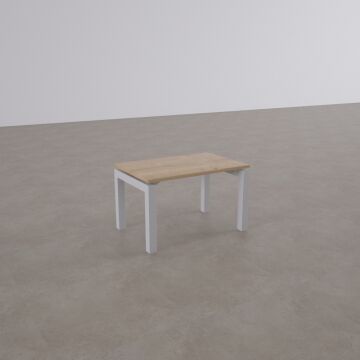 Cube 40 Sehpa 75x50 - Meşe+Beyaz