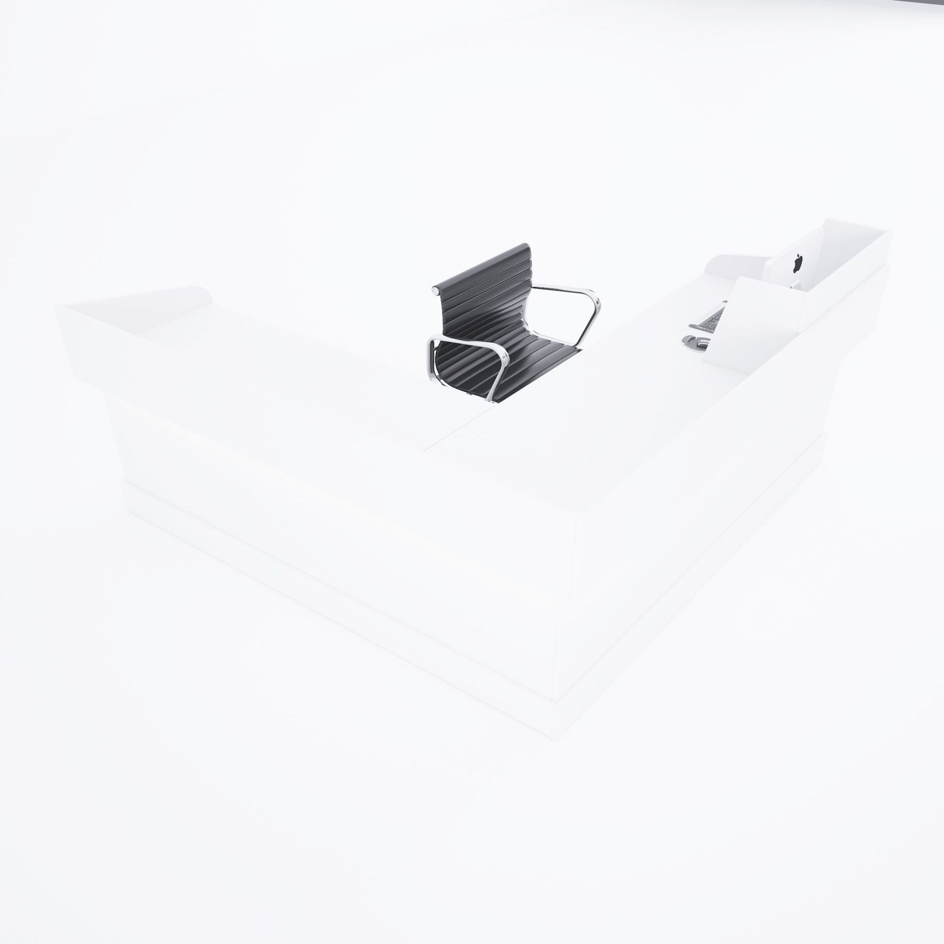 Banko 1 L 160x160 - Beyaz+Beyaz
