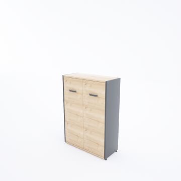 Kübik Kapaklı Depolama Sistemi Meşe - 112h