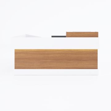 Banko 1 L 160x160 - Ceviz+Beyaz