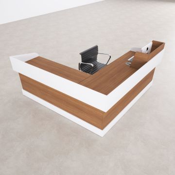 Banko 1 L 160x160 - Ceviz+Beyaz