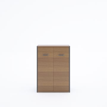 Kübik Kapaklı Depolama Sistemi Ceviz - 112h