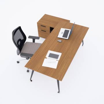 İvory 80cm Alt Etajerli Çalışma Masası