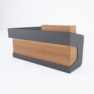 Banko 1 L 180x160 - Ceviz+Antrasit