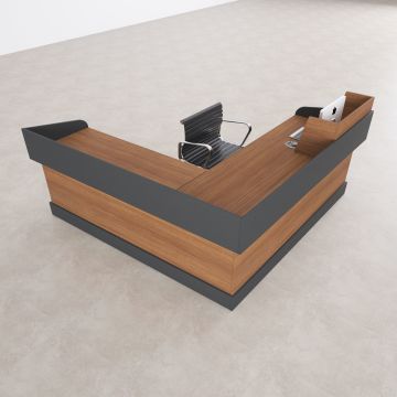 Banko 1 L 180x160 - Ceviz+Antrasit