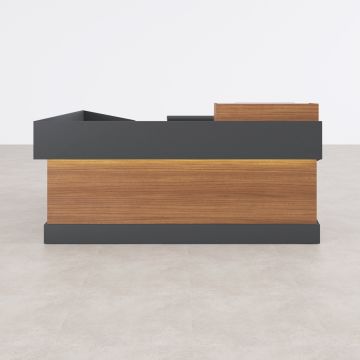 Banko 1 L 180x160 - Ceviz+Antrasit