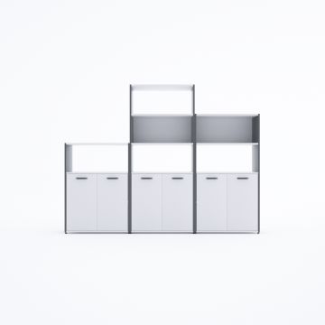 Kübik Yarım Kapaklı Depolama Sistemi