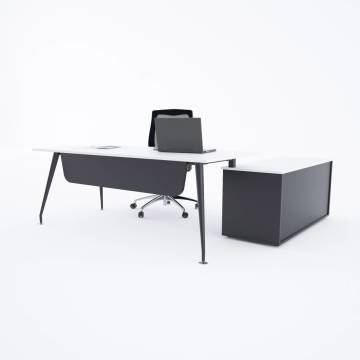 İvory 120cm Alt Etajerli Çalışma Masası