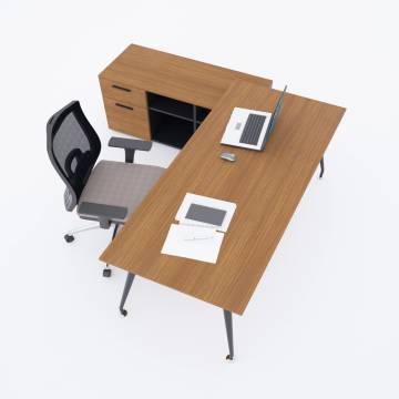 İvory 120cm Alt Etajerli Çalışma Masası