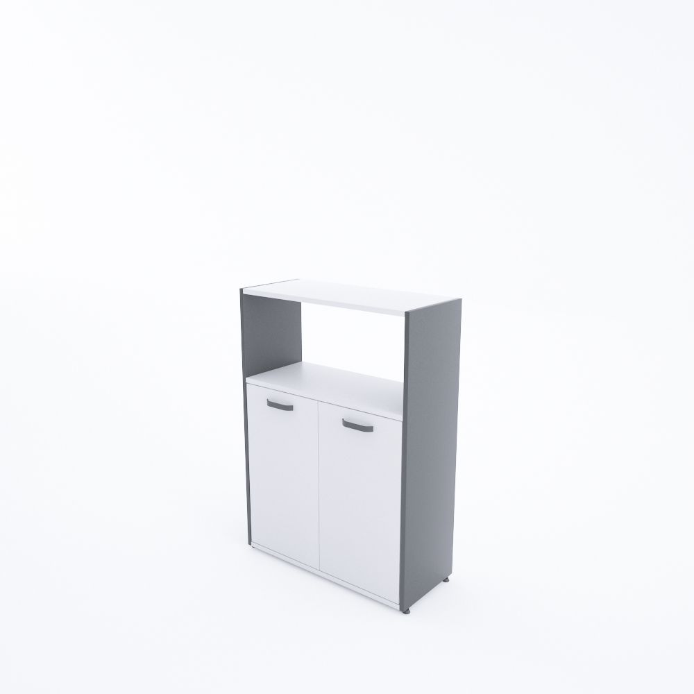 Kübik Yarım Kapaklı Depolama Sistemi Beyaz - 112h