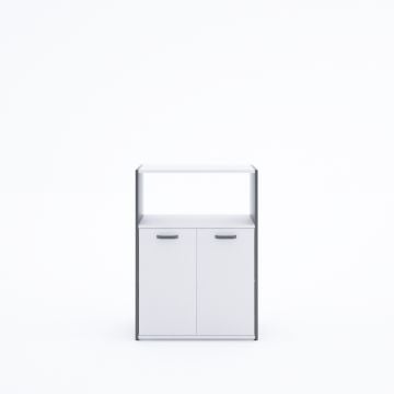 Kübik Yarım Kapaklı Depolama Sistemi Beyaz - 112h