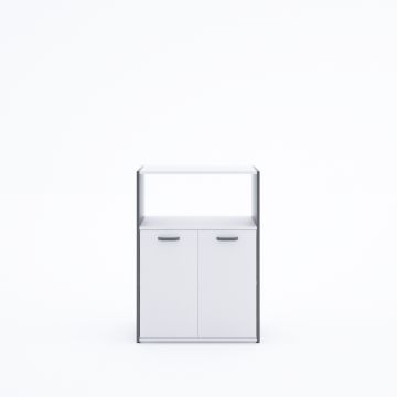 Kübik Yarım Kapaklı Depolama Sistemi Beyaz - 112h