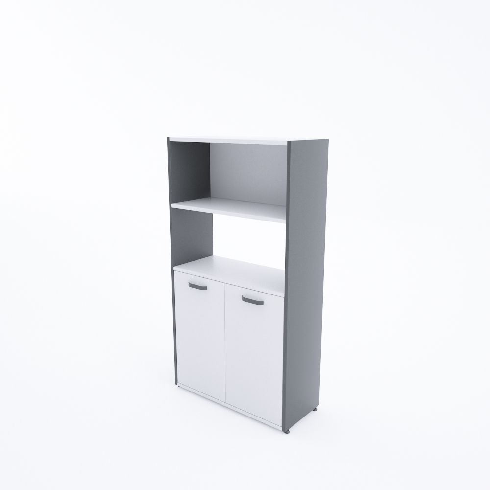 Kübik Yarım Kapaklı Depolama Sistemi Beyaz - 148h