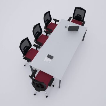 Five Toplantı Masası L Beyaz - 360