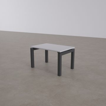 Cube 40 Sehpa 75x75 - Beyaz+Antrasit