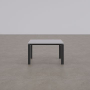 Cube 40 Sehpa 75x75 - Beyaz+Antrasit