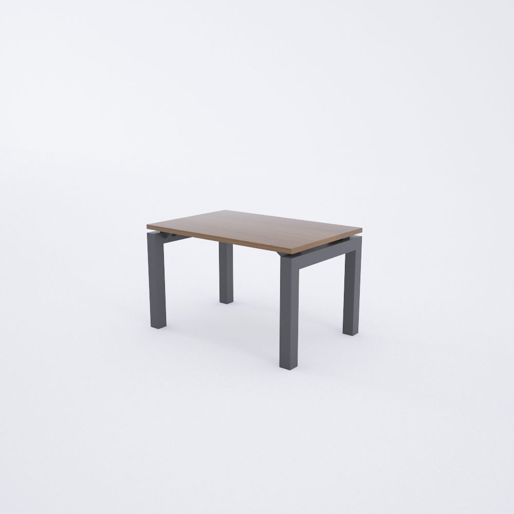 Cube 40 Sehpa 75x75 - Ceviz+Antrasit