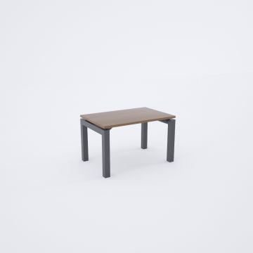 Cube 40 Sehpa 75x75 - Ceviz+Antrasit