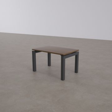 Cube 40 Sehpa 75x75 - Ceviz+Antrasit