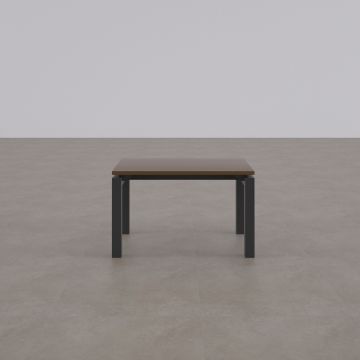 Cube 40 Sehpa 75x75 - Ceviz+Antrasit