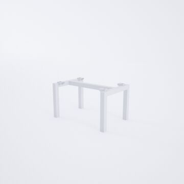 Cube 40 Sehpa 75x75 - Meşe+Beyaz