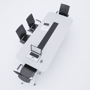 Bolero Toplantı Masası Beyaz